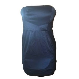 Banana Republic Petite Cocktail Navy Mini Dress 6P